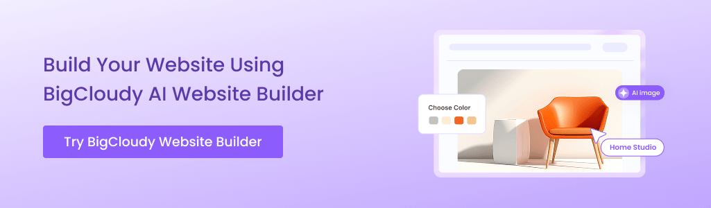 Build Your Website Free Using BigCloudy AI Website Builder