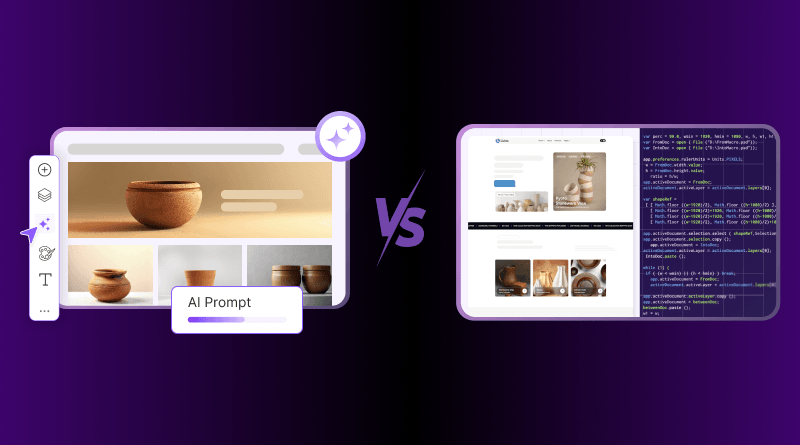create a quick website with AI