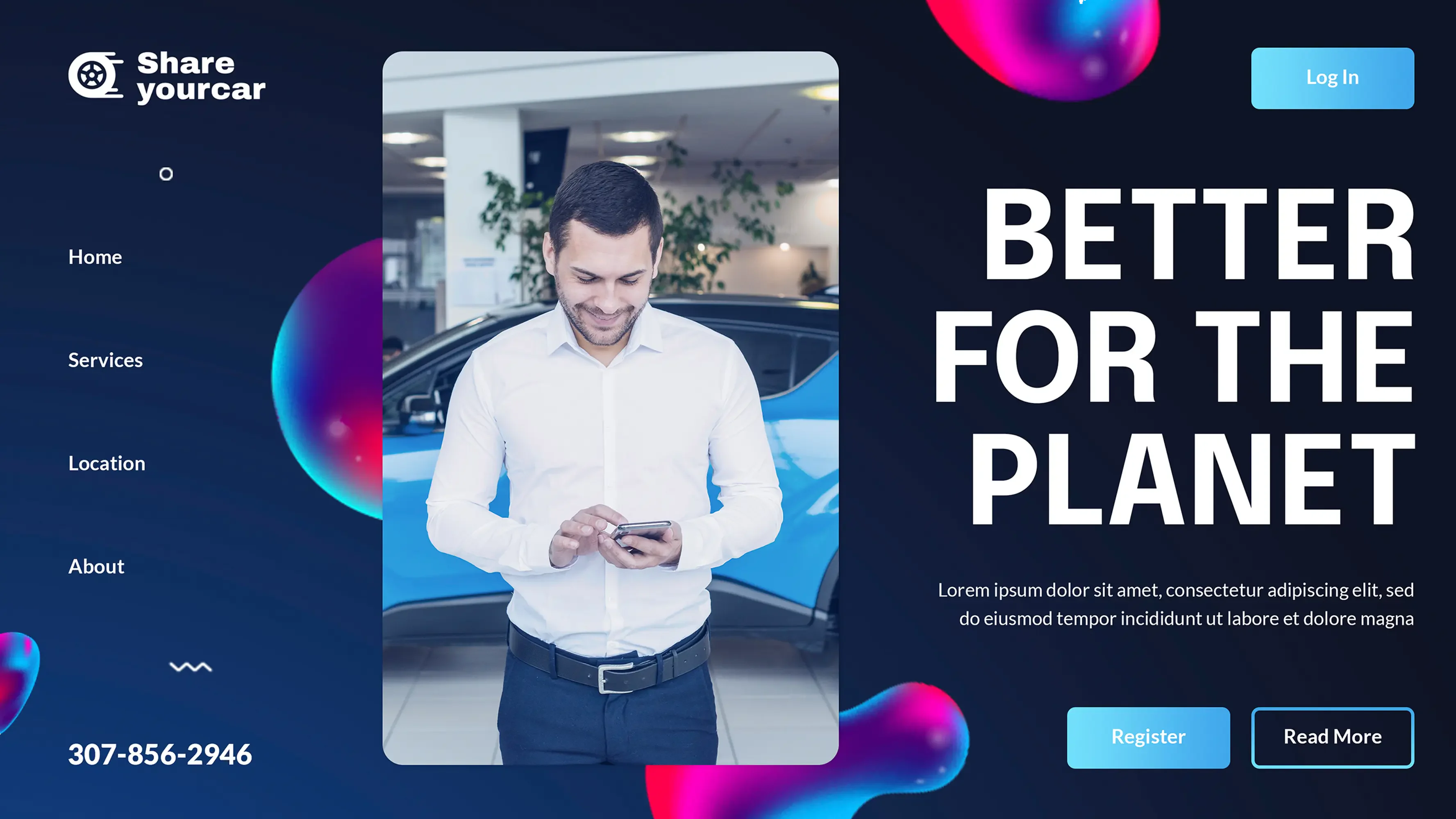 Tech Startup template preview