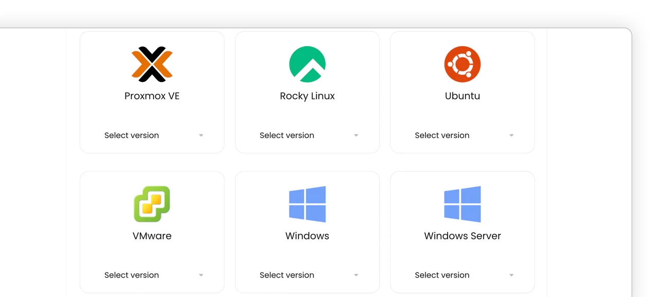 Multiple OS Options Multiple OS options