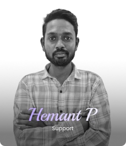 Hemant P | Support